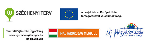 A projectek az Európai Unió támogatásával valósulnak meg.