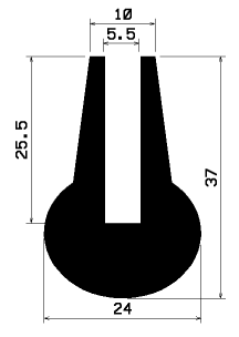 SL 2017 - without metal insert - Edge protection profiles