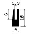 TU1- 0598 - rubber profiles - U shape profiles