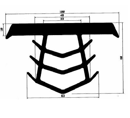 FA 2548 - rubber profiles - Cover and T-profiles