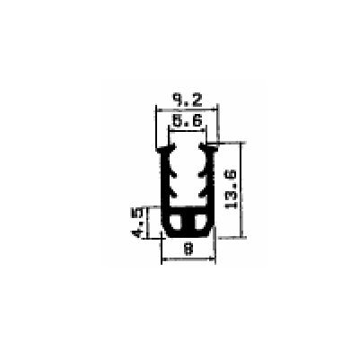 TU1- 2551 - rubber profiles - U shape profiles