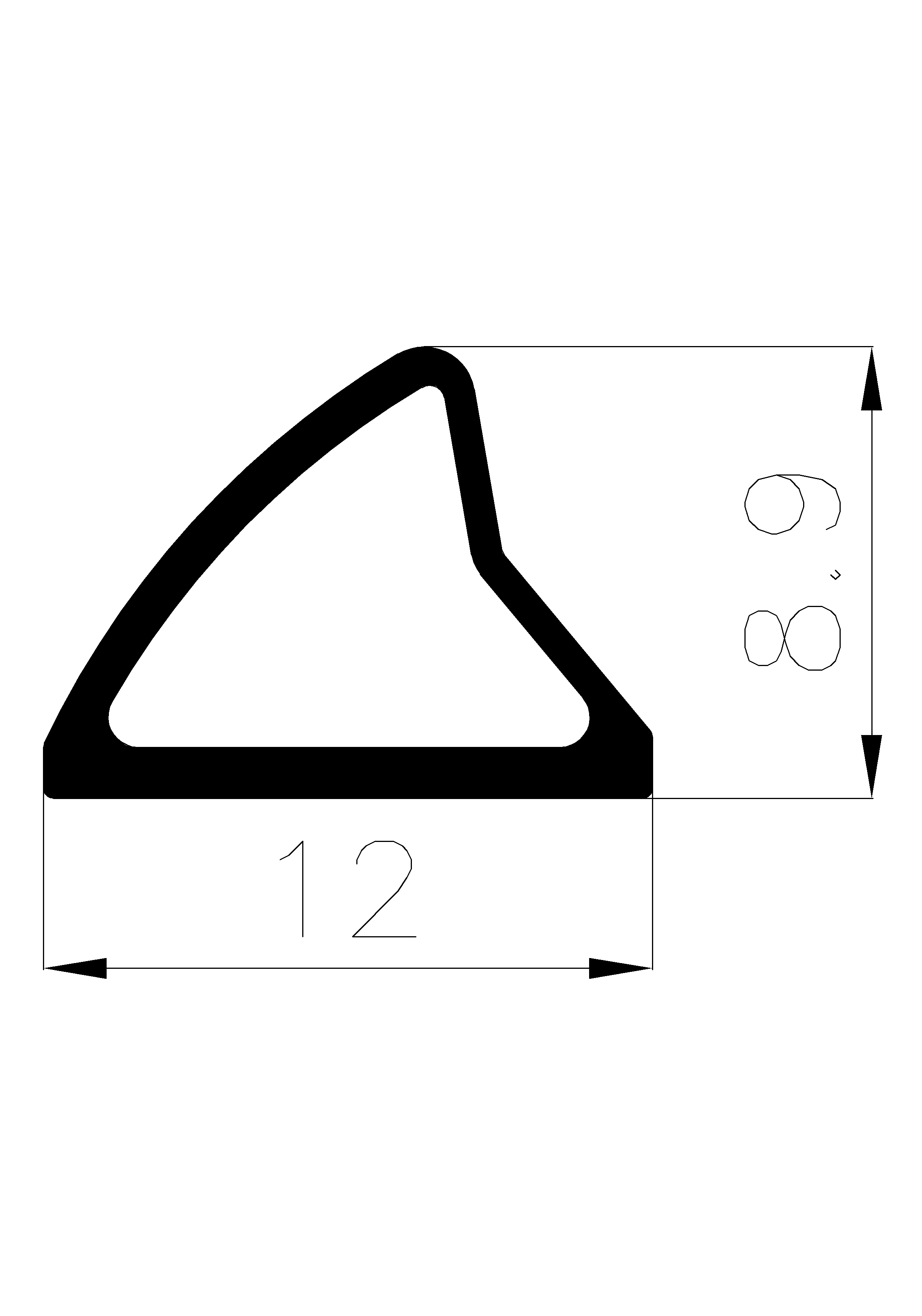 10310370KG - rubber profile - Door-frame profiles