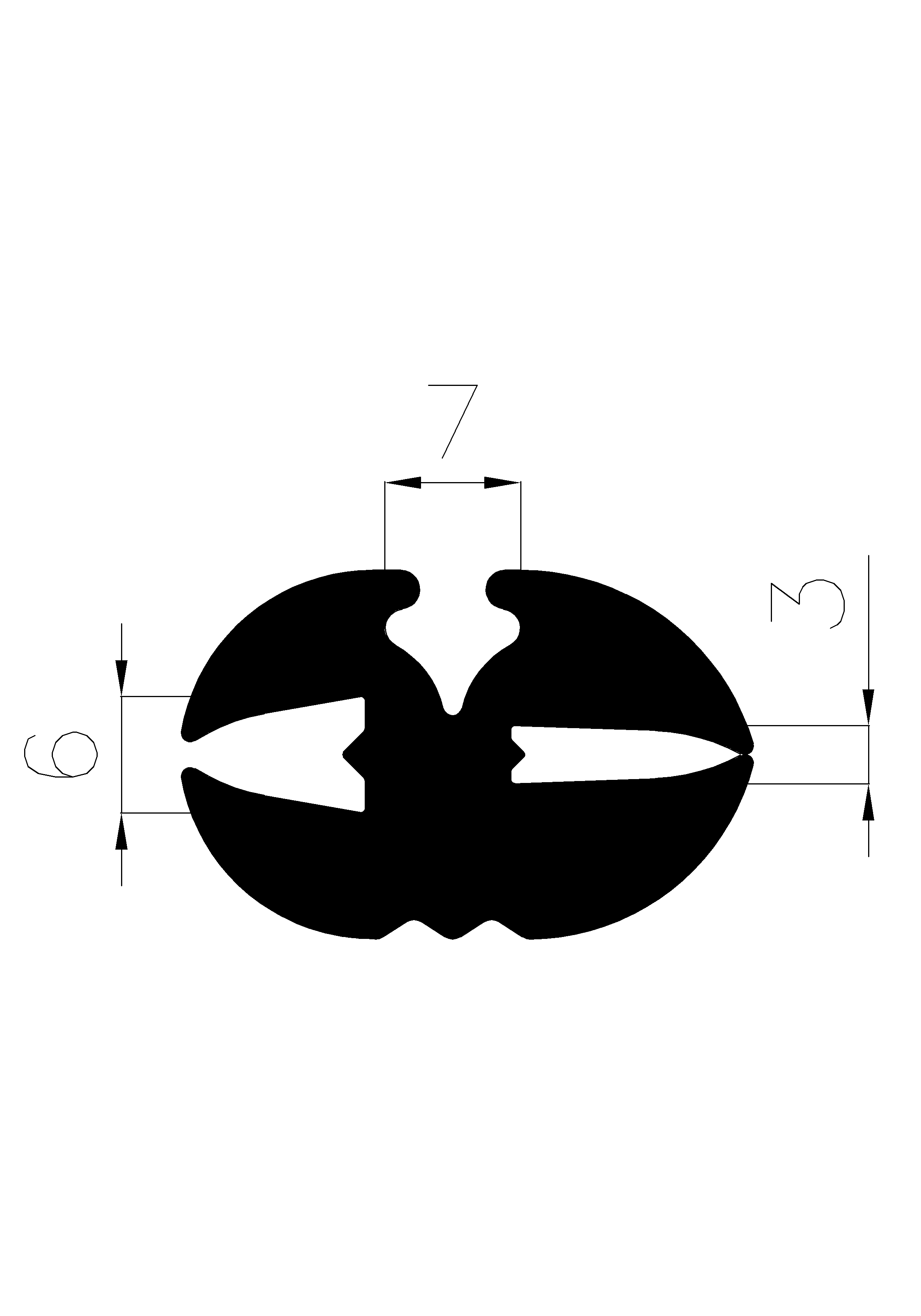 10470365KG - stabilizing EPDM profiles - Stabilizing and stretcher profiles