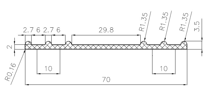 14390370KG - EPDM profiles - Layer and insulator profiles