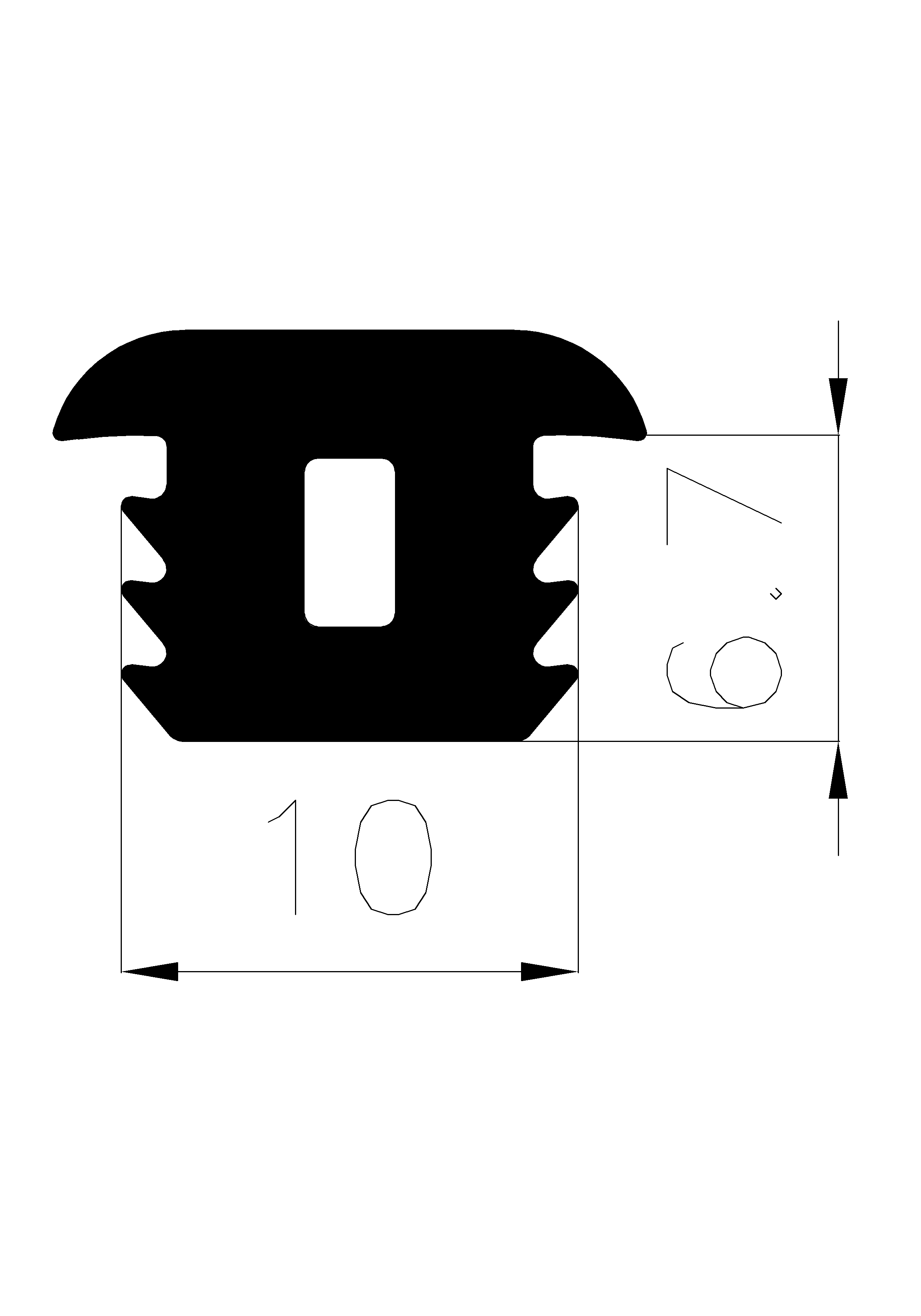 11220370KG - rubber profiles - Cover and T-profiles