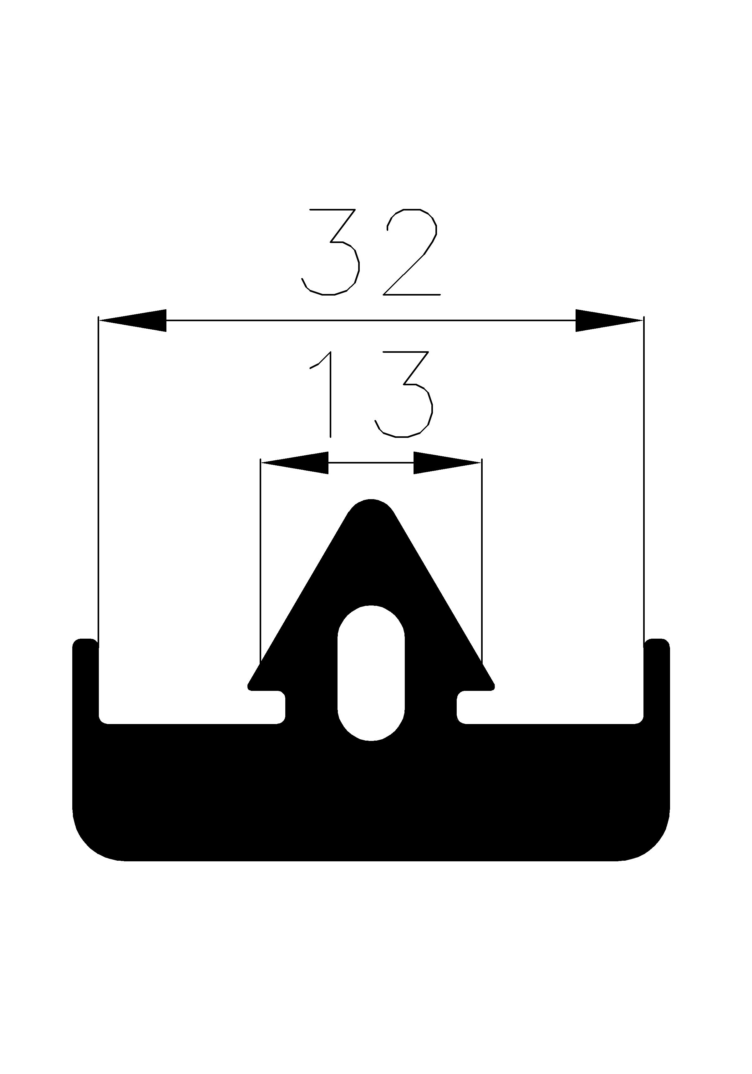 12580390KG - EPDM profiles - Spacer and bumper profiles