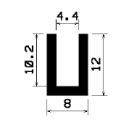 TU1- 0672 - rubber profiles - U shape profiles