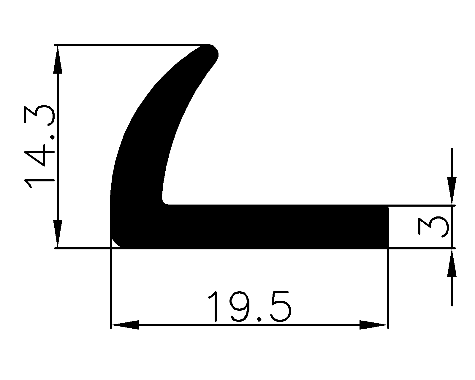 15610365KG - Other gasket profiles