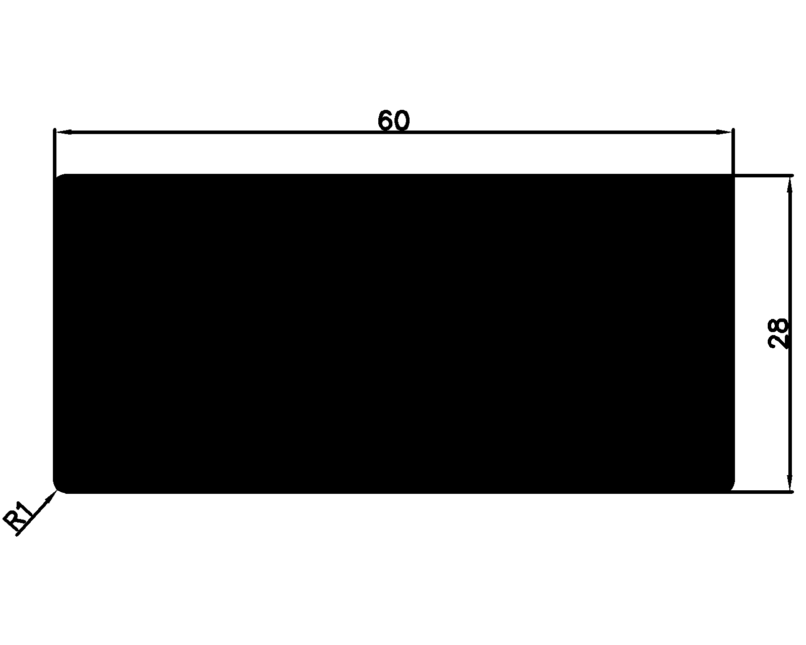 15620403KG - sponge profiles - Square profiles