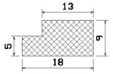 MZS 25276 - sponge rubber profiles - Angle shape profiles