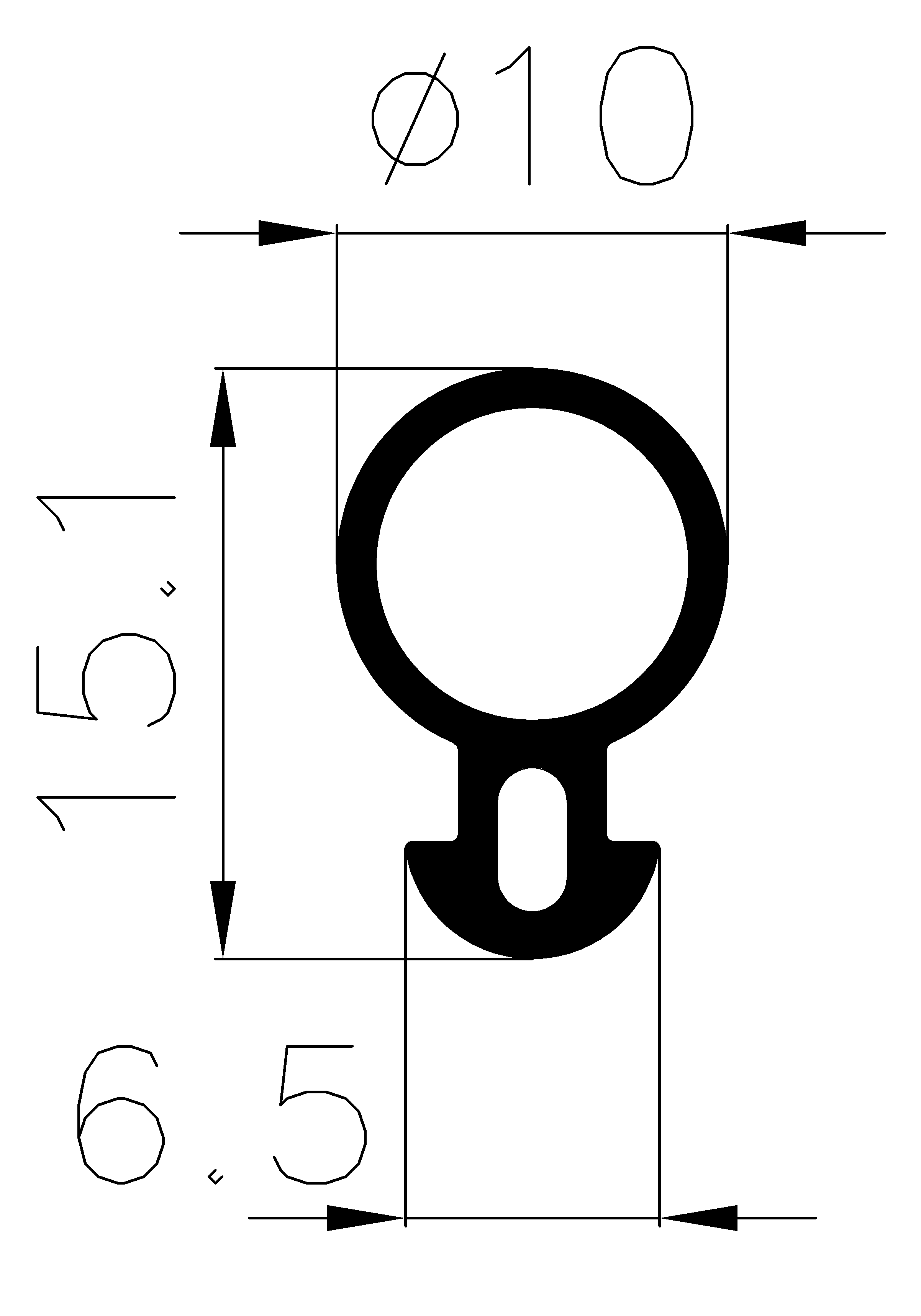 3360370KG - rubber profile - Door-frame profiles