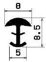 FA 1027 - rubber profiles - Cover and T-profiles