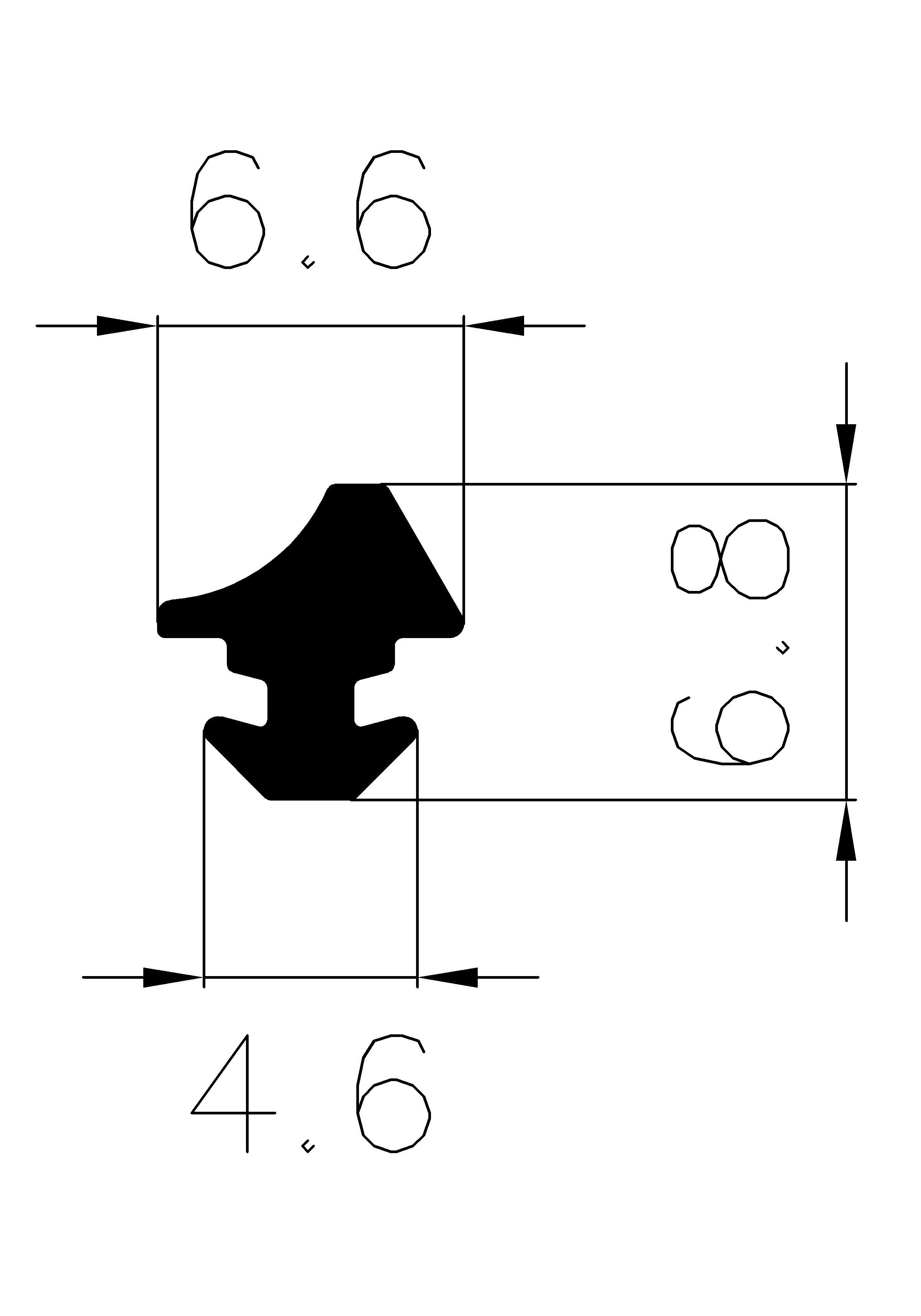 3410160KG - silicone  profiles - Spacer and bumper profiles