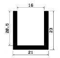 TU1- 1036 - rubber profiles - U shape profiles