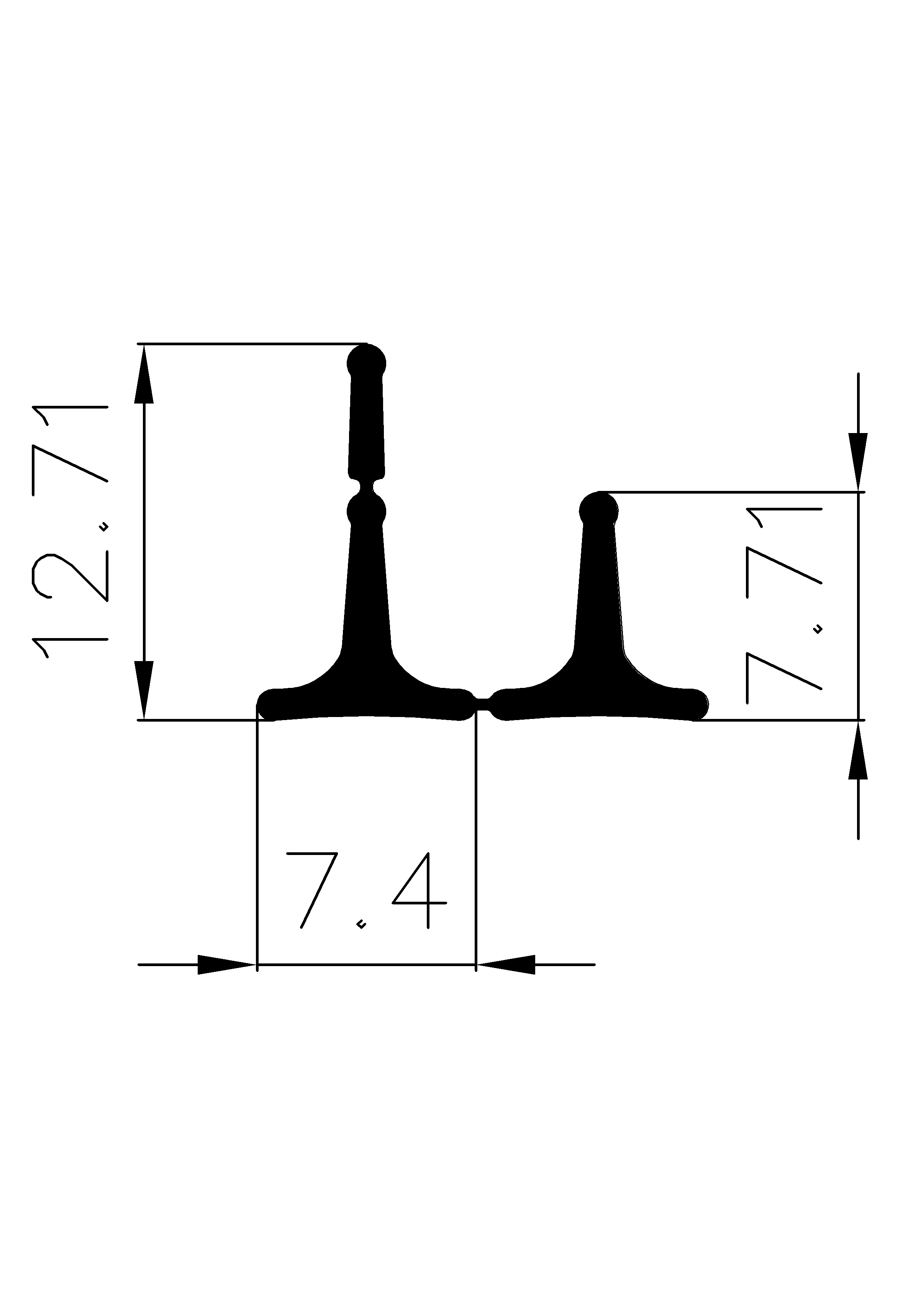 3610370KG - rubber profiles - Cover and T-profiles