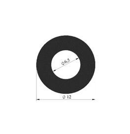 3760403KG - EPDM sponge rubber profiles - Tube profiles