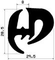 KL 1532 - stabilizing EPDM profiles - Stabilizing and stretcher profiles