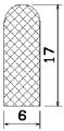 MZS 25525 - EPDM sponge profiles - Semi-circle, D-profiles