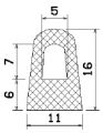 MZS 25556 - EPDM sponge profiles - Semi-circle, D-profiles