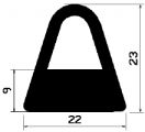 HR 1626 - silicone rubber profiles - Semi-circle, D-profiles