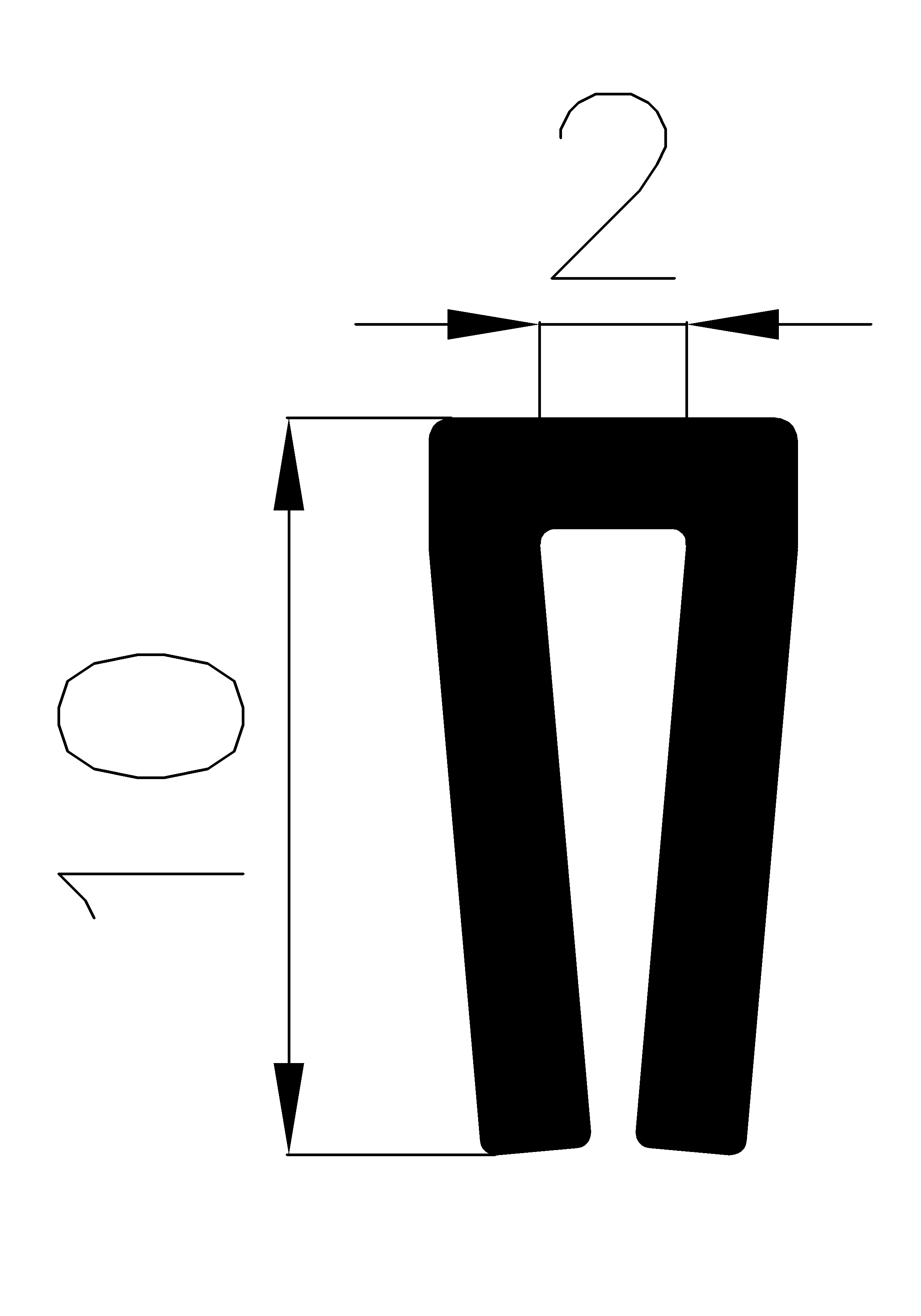 5830370KG - rubber profiles - U shape profiles