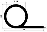 FN 1750 - EPDM profiles - Flag or 'P' profiles