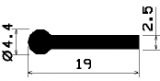 FN 1818 - EPDM profiles - Flag or 'P' profiles