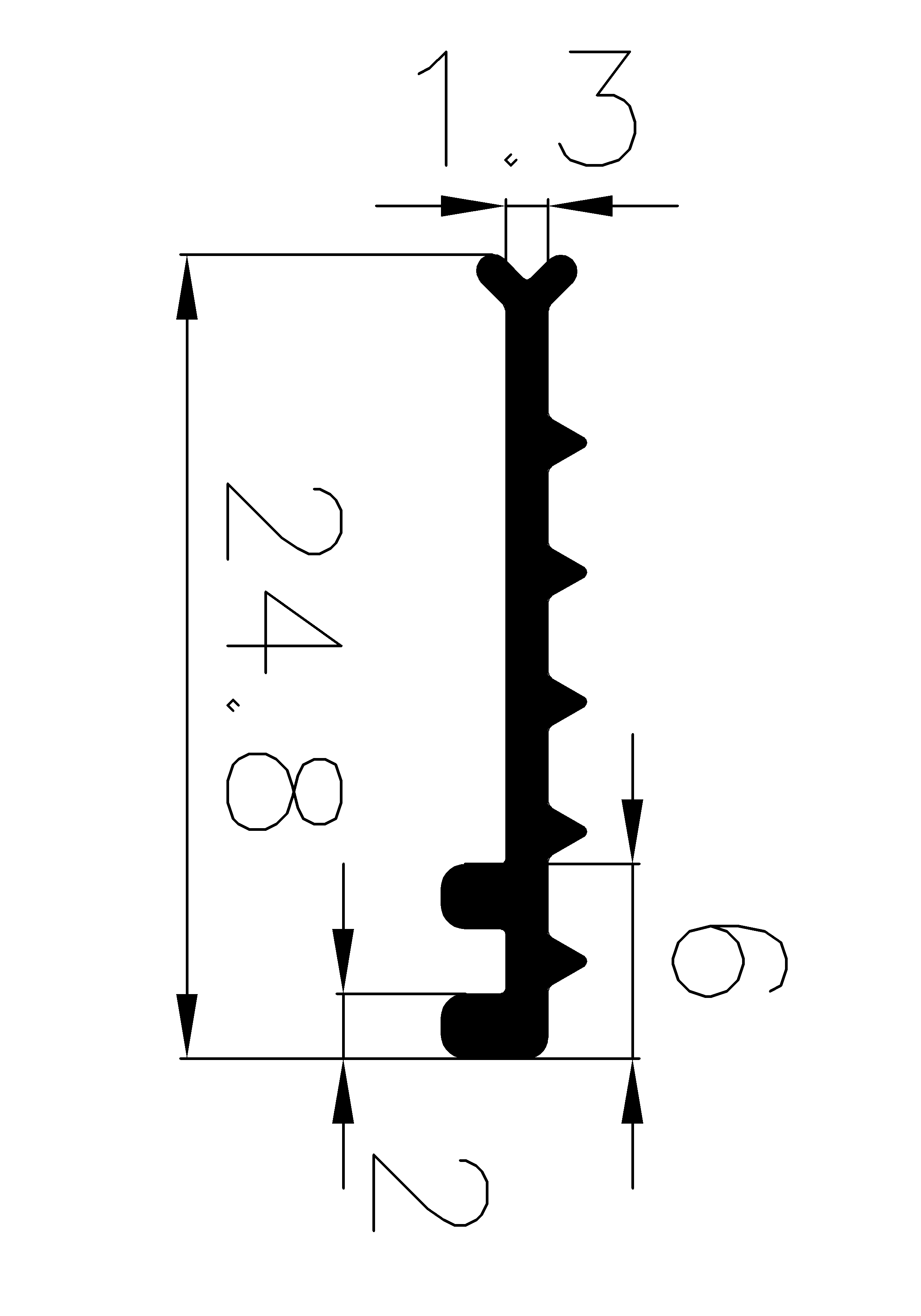 7600360KG - Glazing profiles