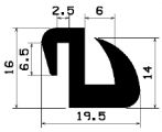 KL 2162 - stabilizing EPDM profiles - Stabilizing and stretcher profiles