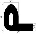 FN 2321 - EPDM profiles - Flag or 'P' profiles