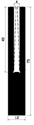 TU1- 2506 - rubber profiles - U shape profiles