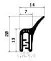 SD-0095 - with coextruded metal insert - Edge protection profiles