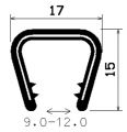 SD-0915 - with coextruded metal insert - Edge protection profiles