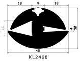 KL 2498 - stabilizing EPDM profiles - Stabilizing and stretcher profiles