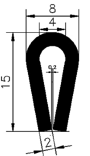 TU1 - G377 8×15 mm - 