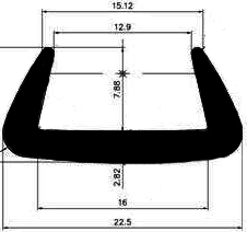 TU1 - G535 - silicone profiles - U shape profiles