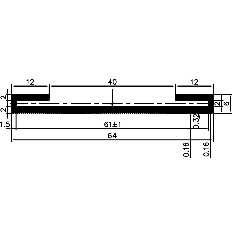 SE - G679 64×6 mm - Clip profiles