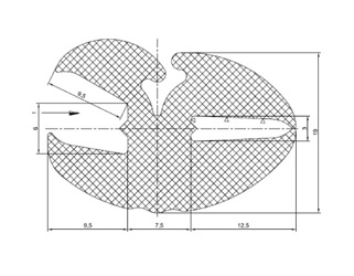 9290165KG - Glazing profiles