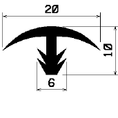 FA 0998 - rubber profiles - Cover and T-profiles