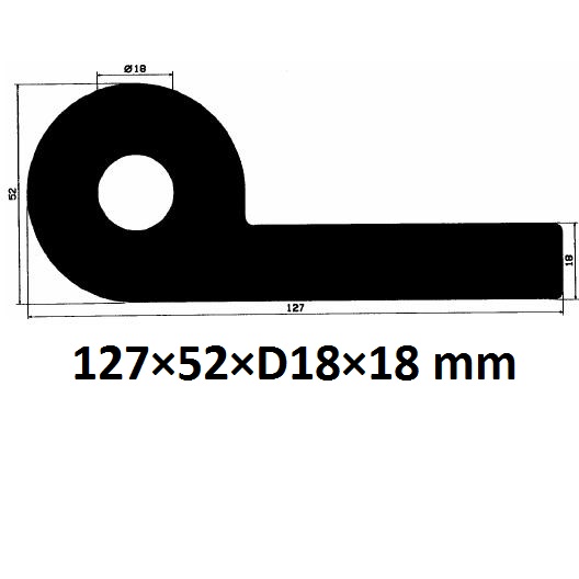 FN - 2578 - EPDM profiles - Flag or 'P' profiles