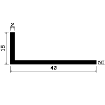 Wi 0249 - rubber profiles - Angle shape profiles